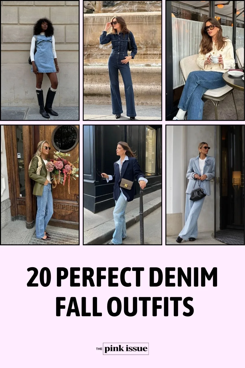 20 Denim Fall Outfits That Prove Jeans Are Always in Style pinterest