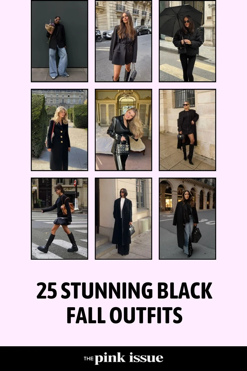 25 Black Fall Outfits That Will Make You Obsessed with Autumn pinterest