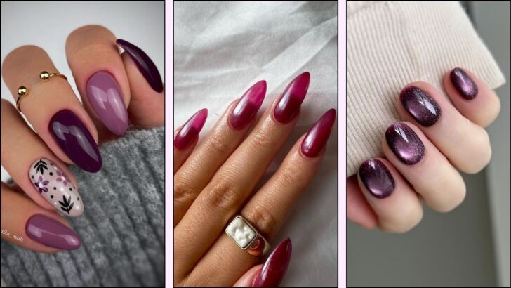 Add Some Drama with These 14 Gorgeous Plum Nail Ideas