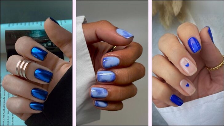 40 Blue Nail Ideas So Pretty You’ll Want to Screenshot Them All