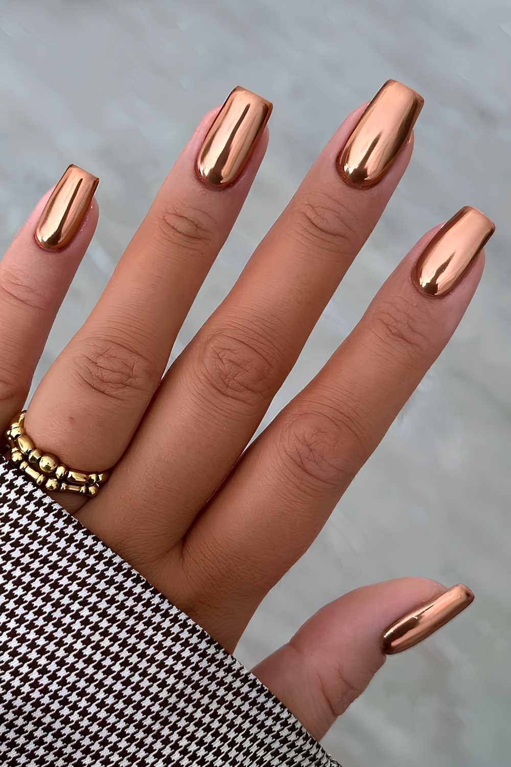 Copper chrome nails