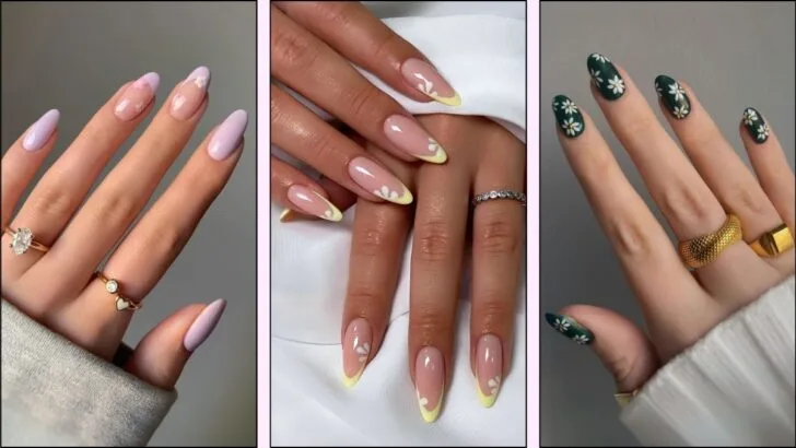 35 Daisy Nail Designs for the Prettiest Floral Mani Ever