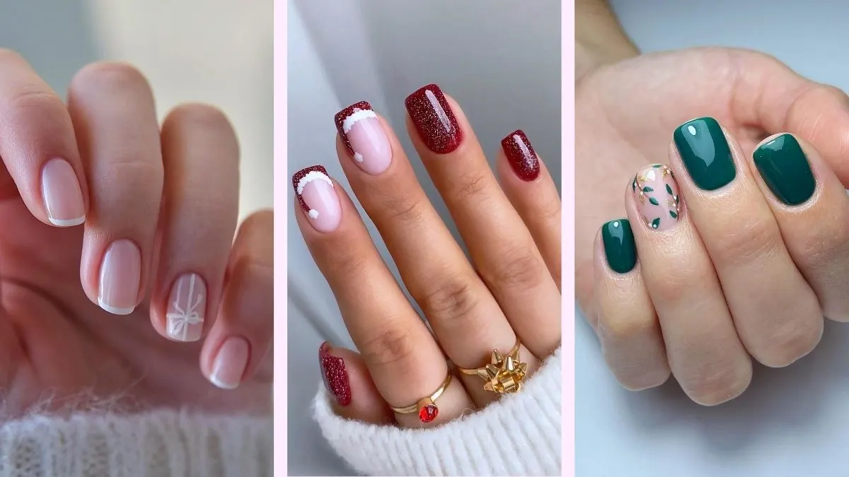 Deck Your Short Christmas Nails with These Gorgeous Designs