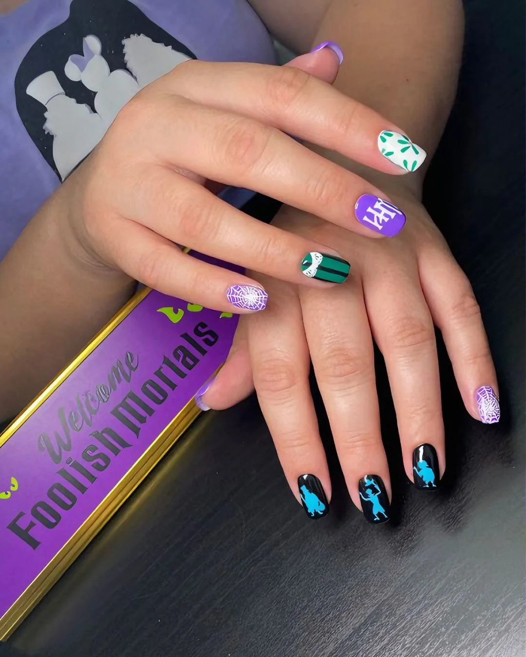 Disney Haunted Mansion nails