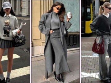 Gray fall outfit ideas