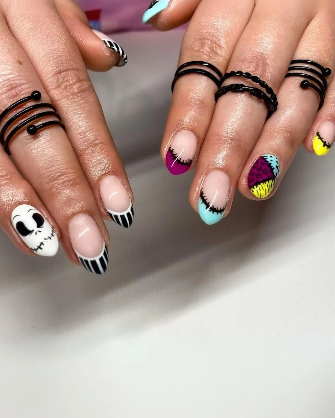 Jack and Sally nails