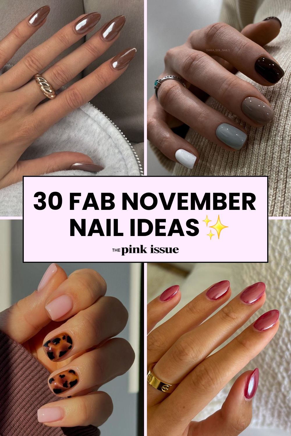 November nail ideas Pinterest