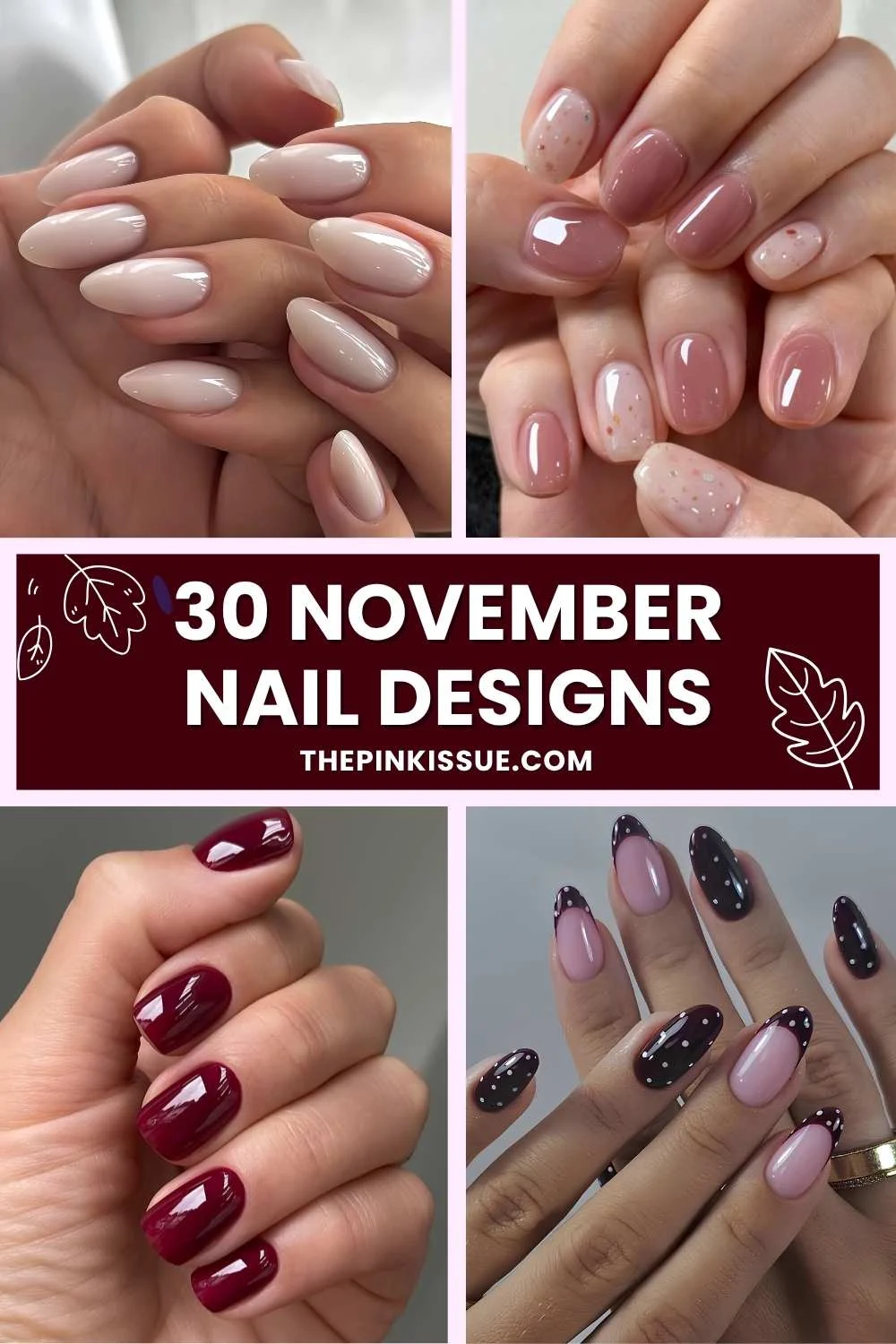 November nail inspo Pinterest