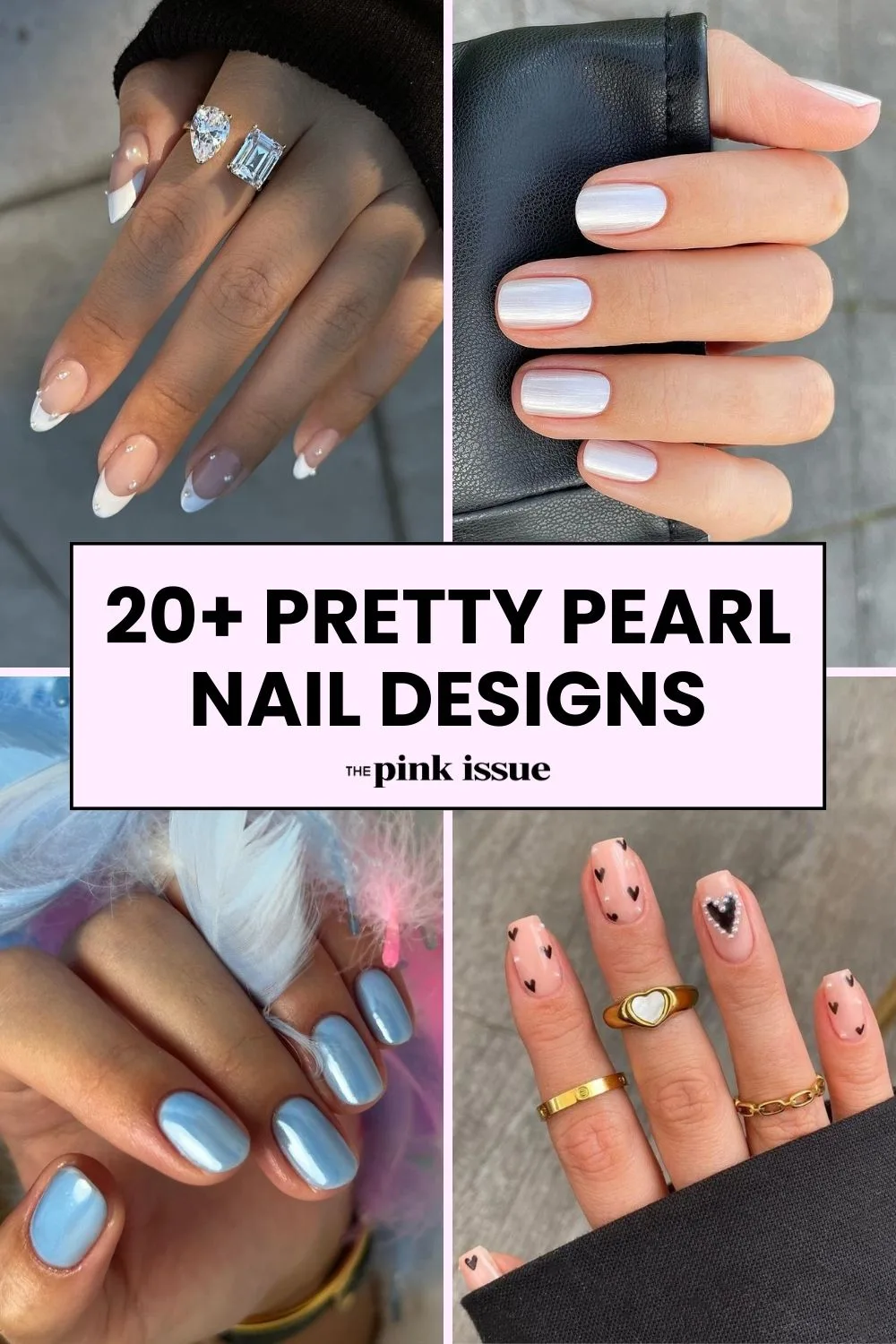 Pearl nail designs Pinterest