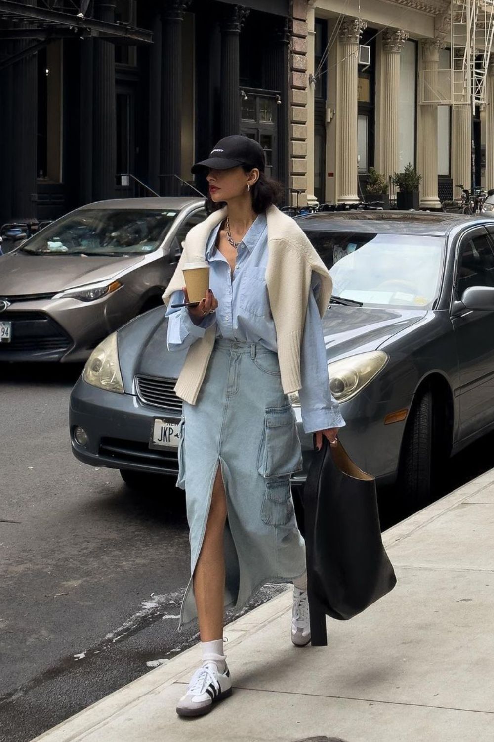 Shirt & Cargo Skirt