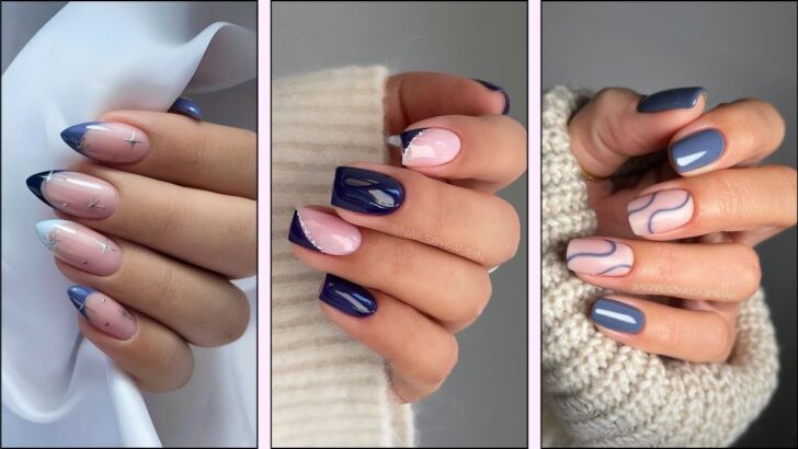 40 Blue Winter Nail Ideas for Your Cold Weather Glow-Up