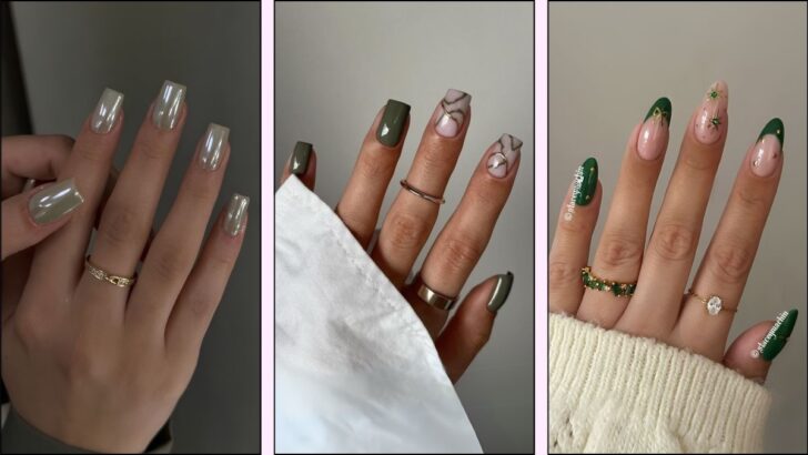 40 Gorgeous Green Winter Nails You Can’t Miss This Season