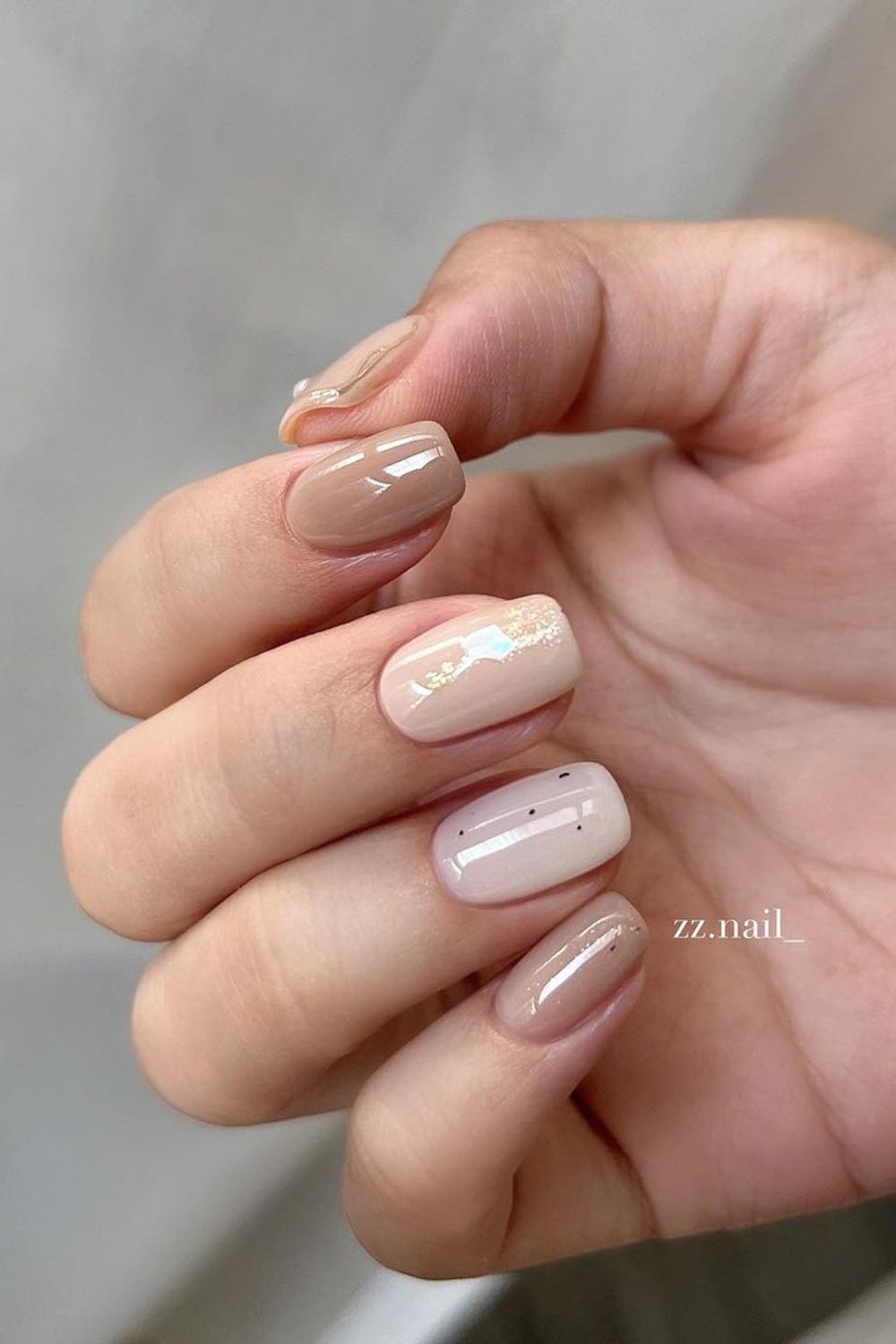 Pearl neutral nails