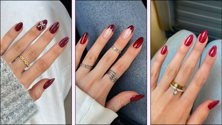 These 35 Red Winter Nail Ideas Are Too Good Not to Copy