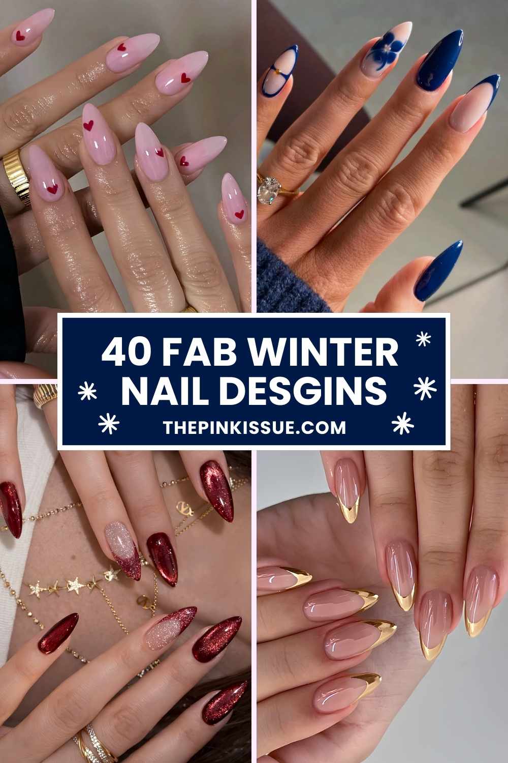 Winter nail designs Pinterest