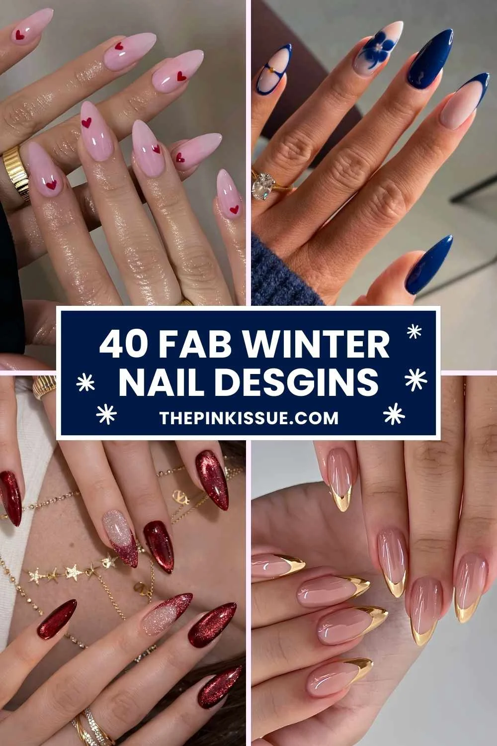 Winter nail designs Pinterest