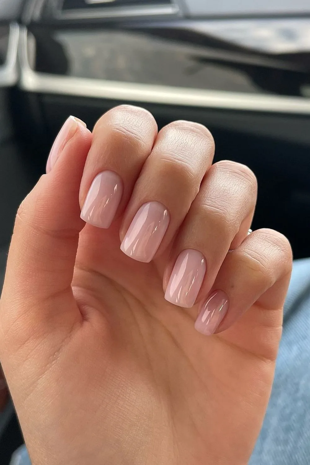 natural short nails