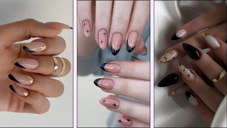 25 Black and Gold Nail Designs So Stunning You’ll Want Them All