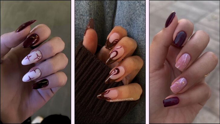 Cherry Mocha Nails Are TikTok’s Latest Obsession—Here Are 20 Must-Try Designs