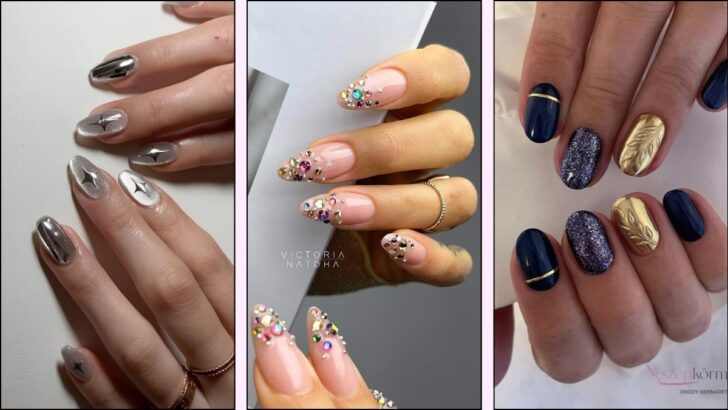 50 Trendiest New Year’s Nail Ideas to Welcome 2025 in Style