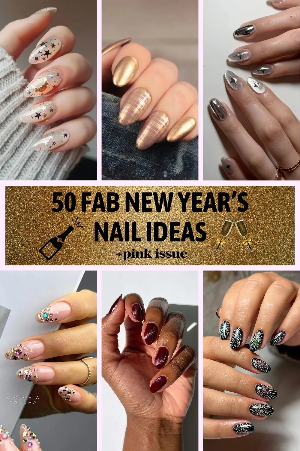 New Year's Nail Ideas Pinterest