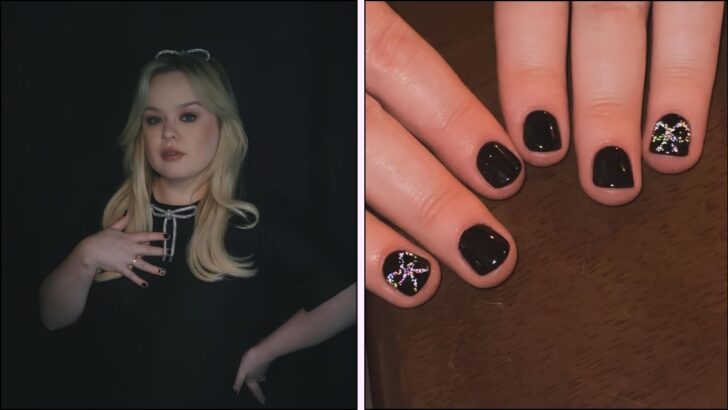 Nicola Coughlan’s Holiday Mani Is the Festive Inspo You Needed