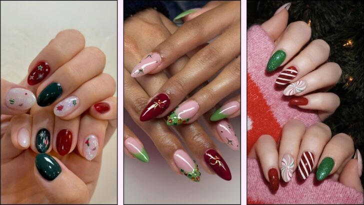 30 Red and Green Christmas Nails You’ll Actually Want to Wear