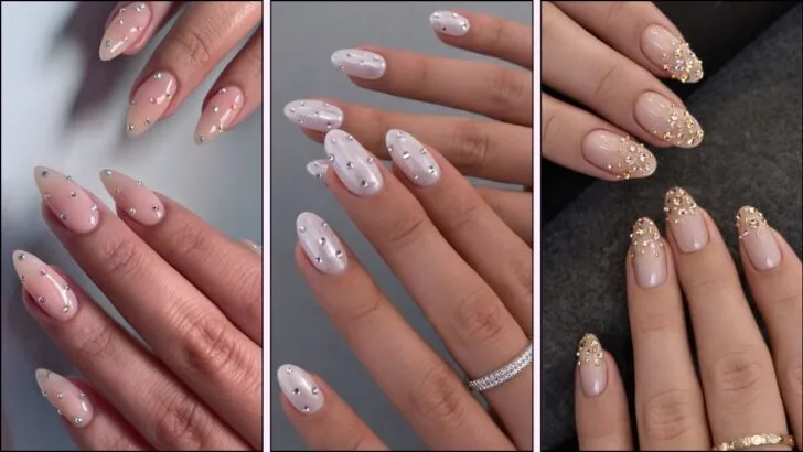Bling Alert! 30 Rhinestone Nail Ideas You Need to Try
