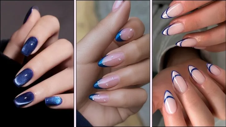 20 Sapphire Blue Nail Ideas Serving Royal Energy