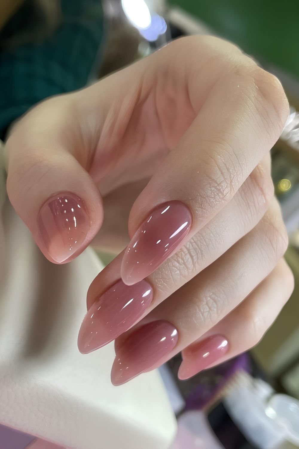 Sugar plum jelly manicure