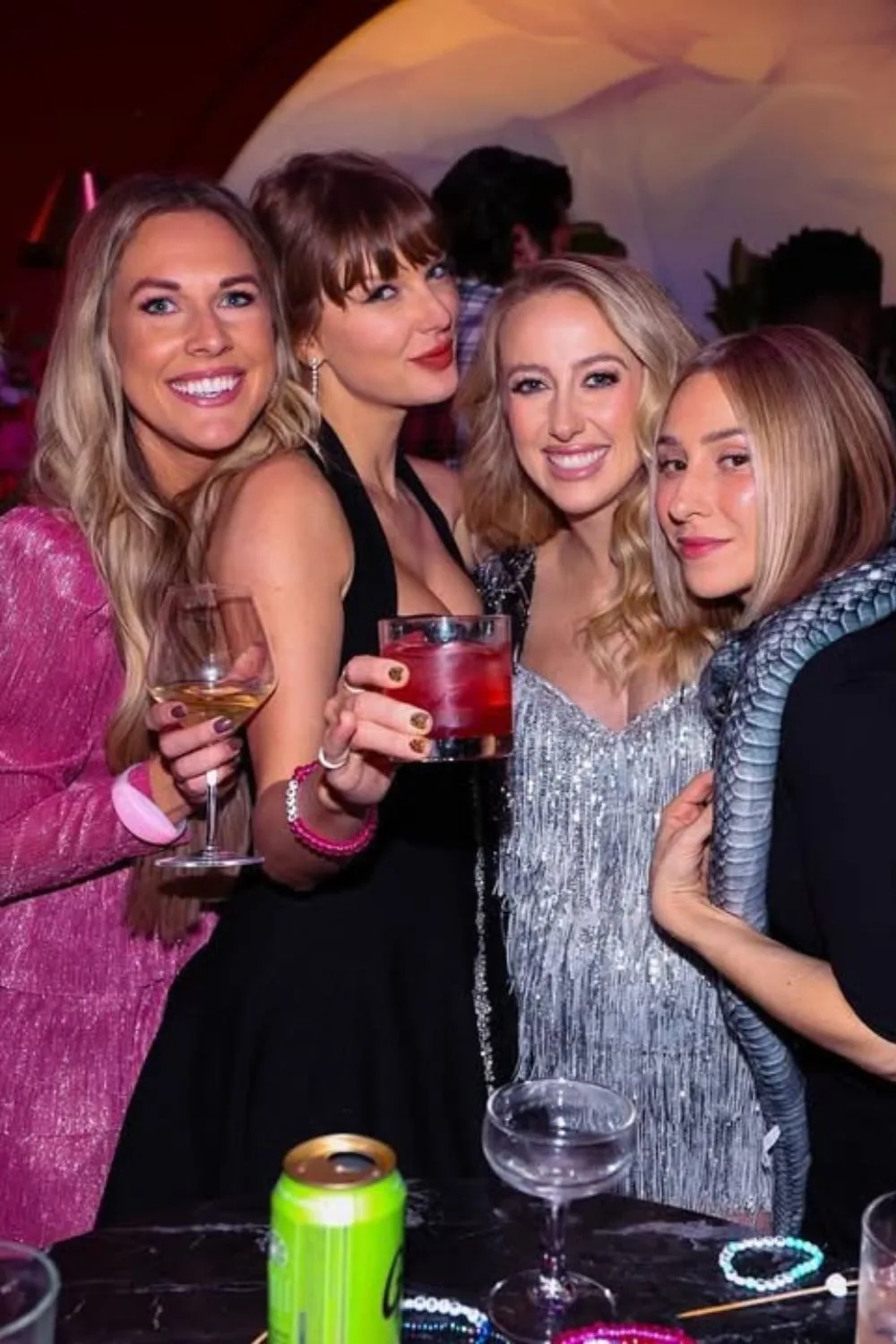 Taylor Swift and friends at a party