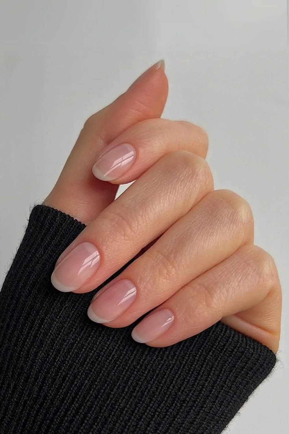 Barely there nail shade