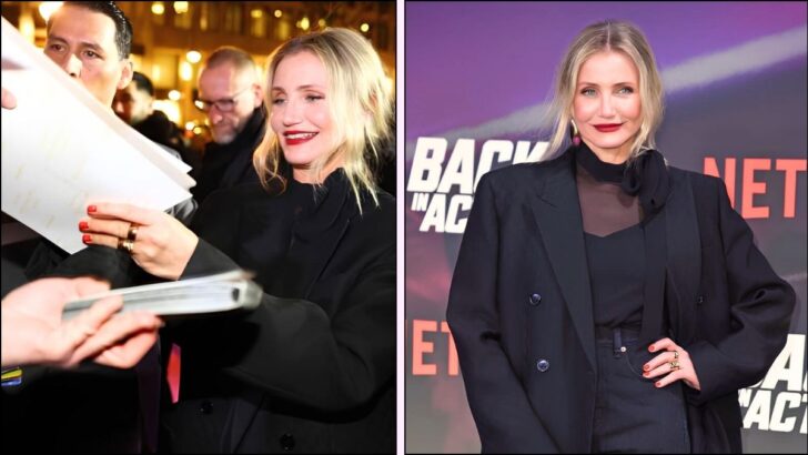 Cameron Diaz’s Comeback Slays with Red Nails and Lips