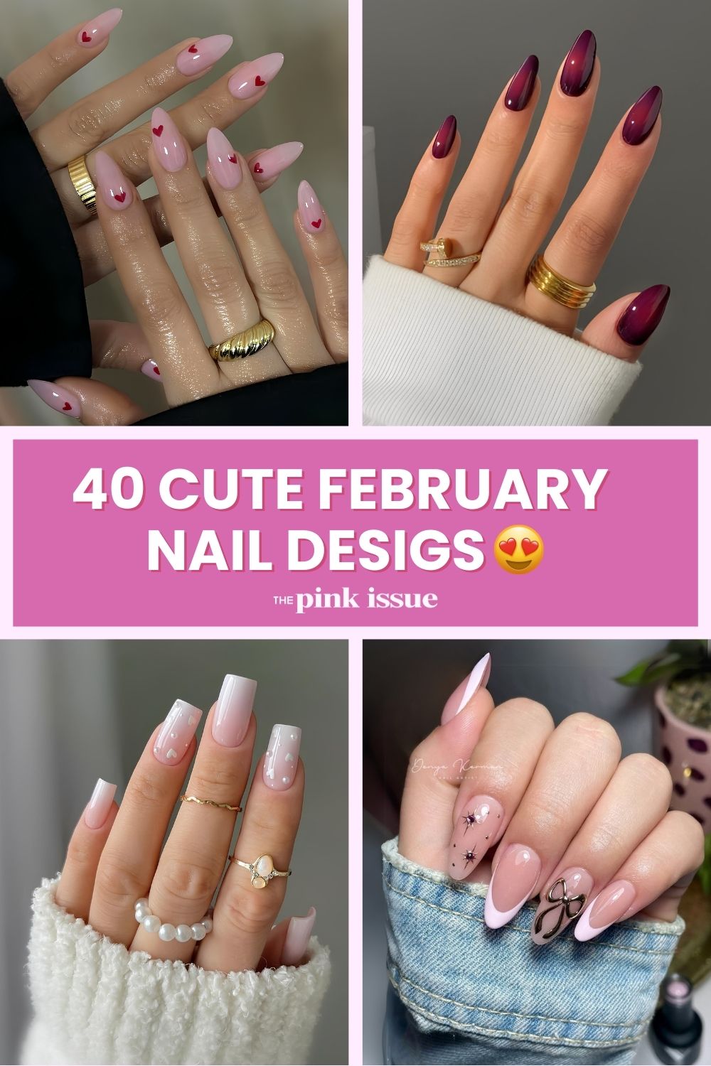 February nail ideas Pinterest