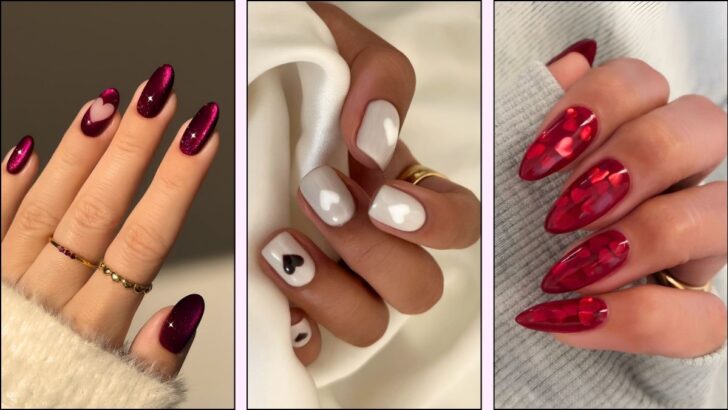 40 Heart Nail Designs for Valentine’s Day and Beyond