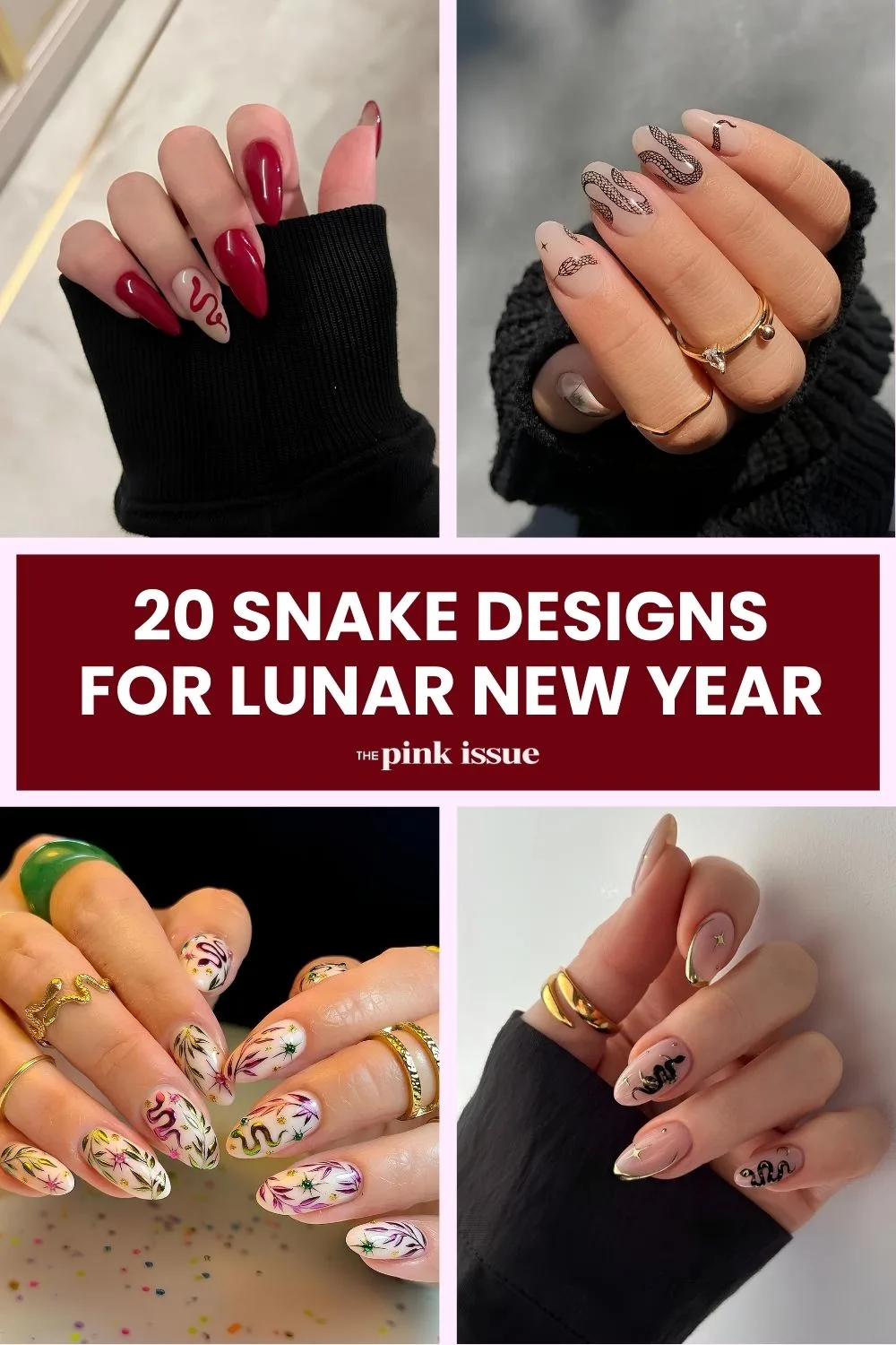 Lunar New Year nails pinterest