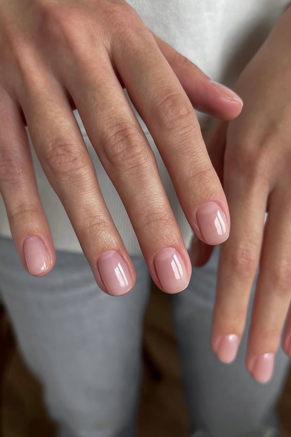 Natural short nails