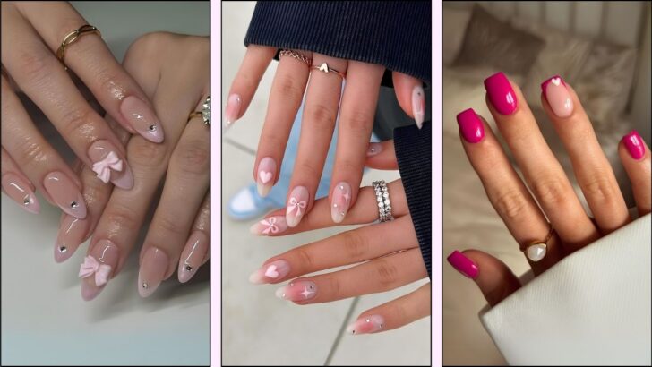 40 Pink Valentine’s Day Nails Too Pretty to Pass Up in 2025