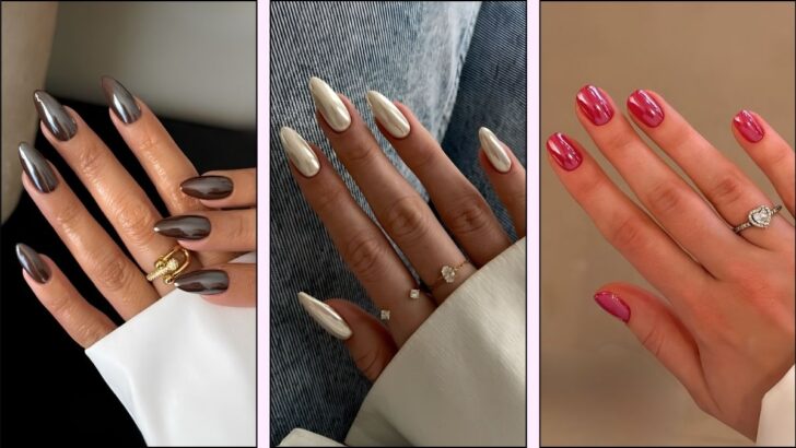 30 Winter Chrome Nail Looks That Are Too Pretty to Pass Up