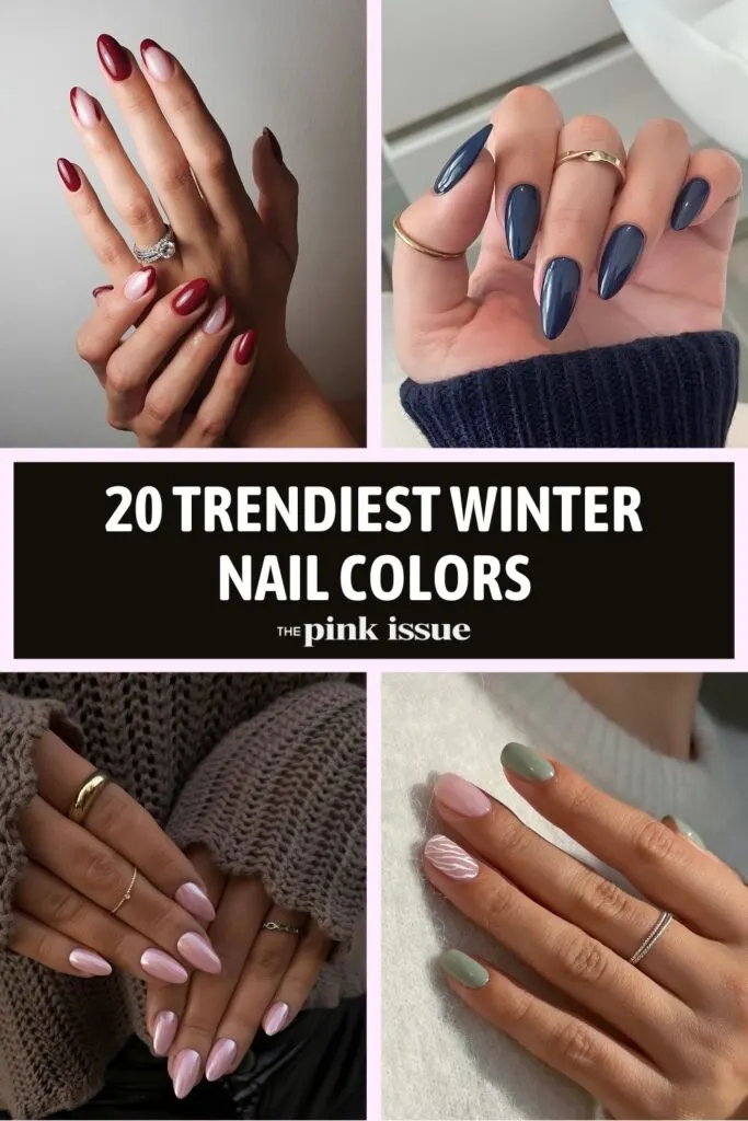 Winter nail colors pinterest