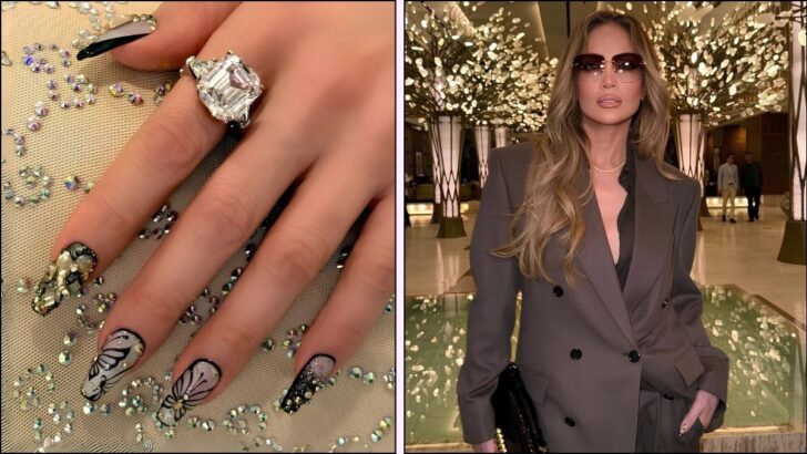 J.Lo’s Butterfly Manicure Just Took Nail Art to Another Level