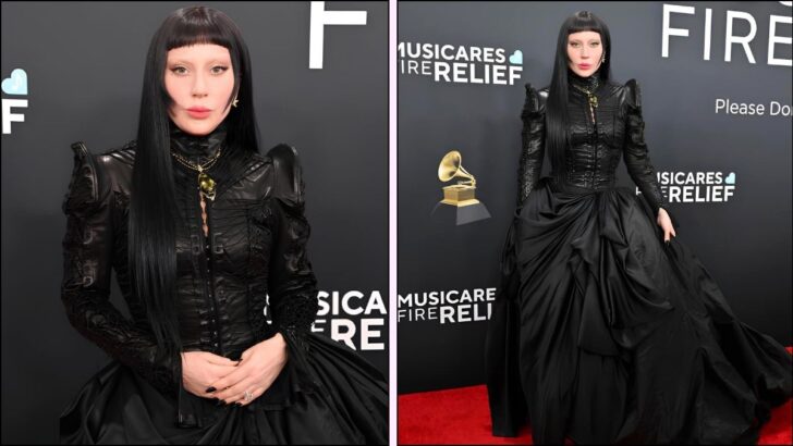 Lady Gaga’s Gothic Glam Stole the Show at the 2025 Grammys