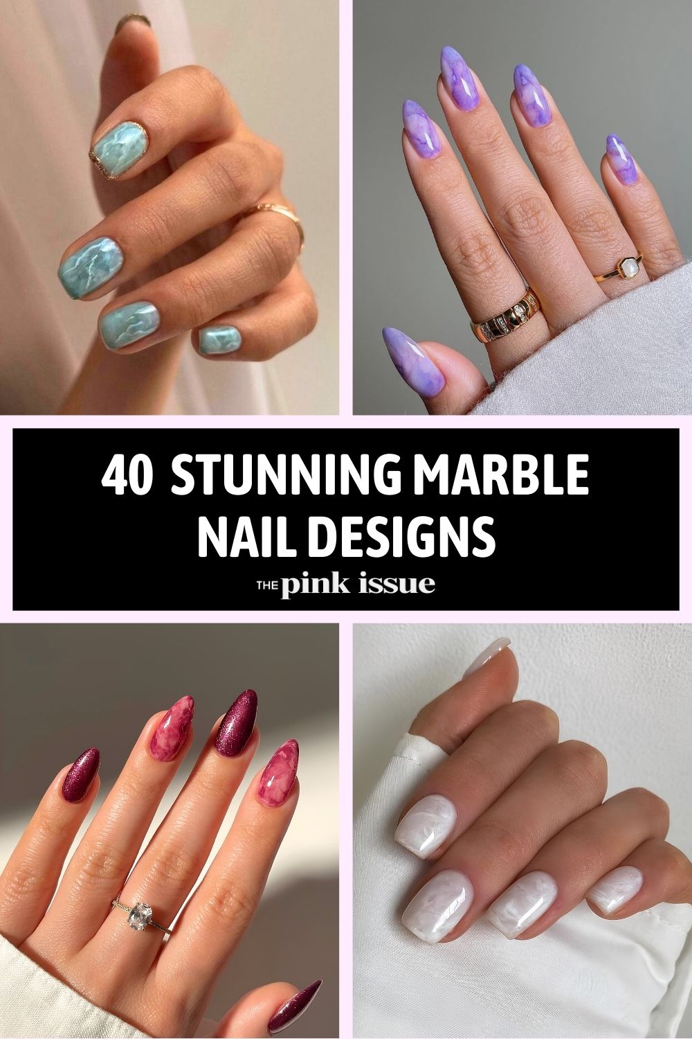 Marble Nail Designs Pinterest