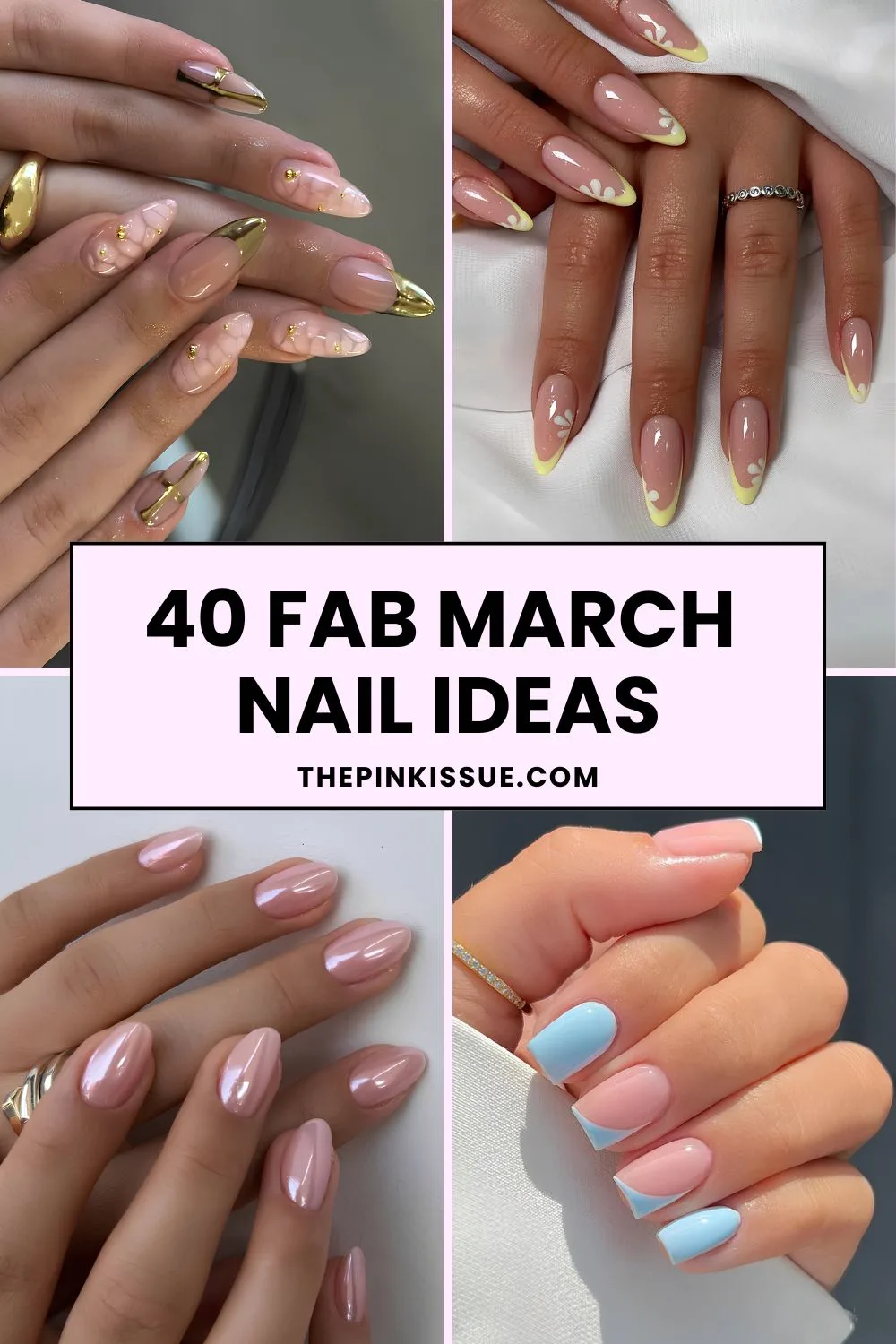 March nail ideas Pinterest