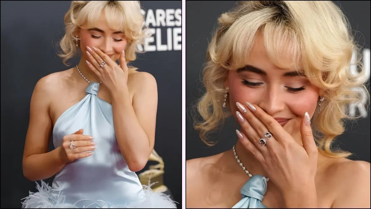 Sabrina Carpenter Grammy Awards nails