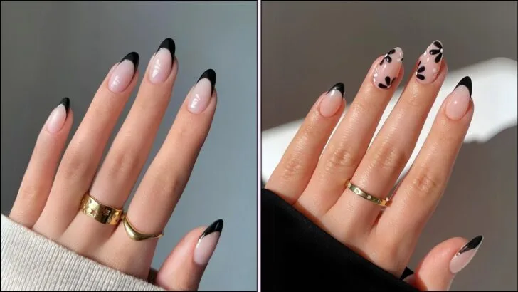40 Black French Tip Nails That’ll Make You Ditch Basic Manis