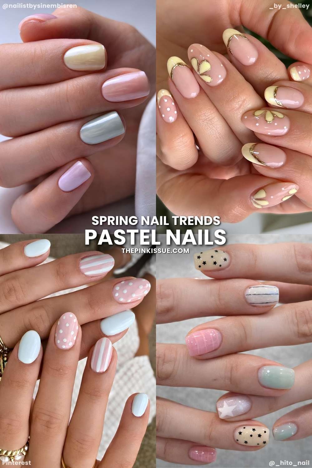 Pastel spring nail ideas