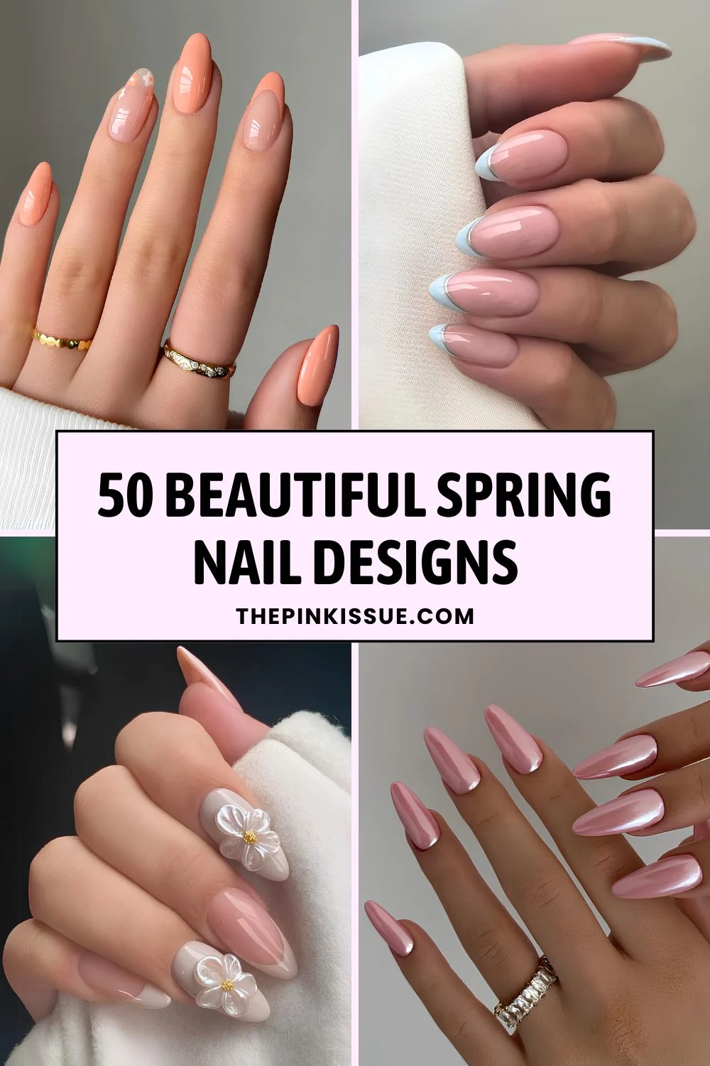 Spring nail designs Pinterest