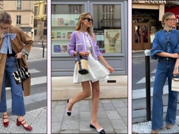 A collage of spring outfit ideas