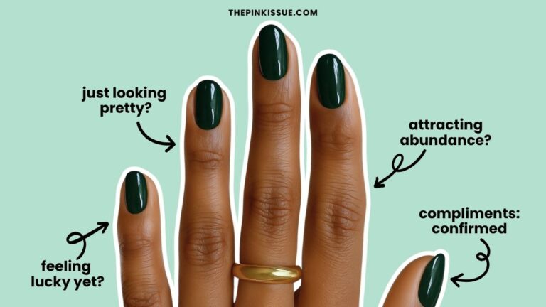 Green nail theory trend
